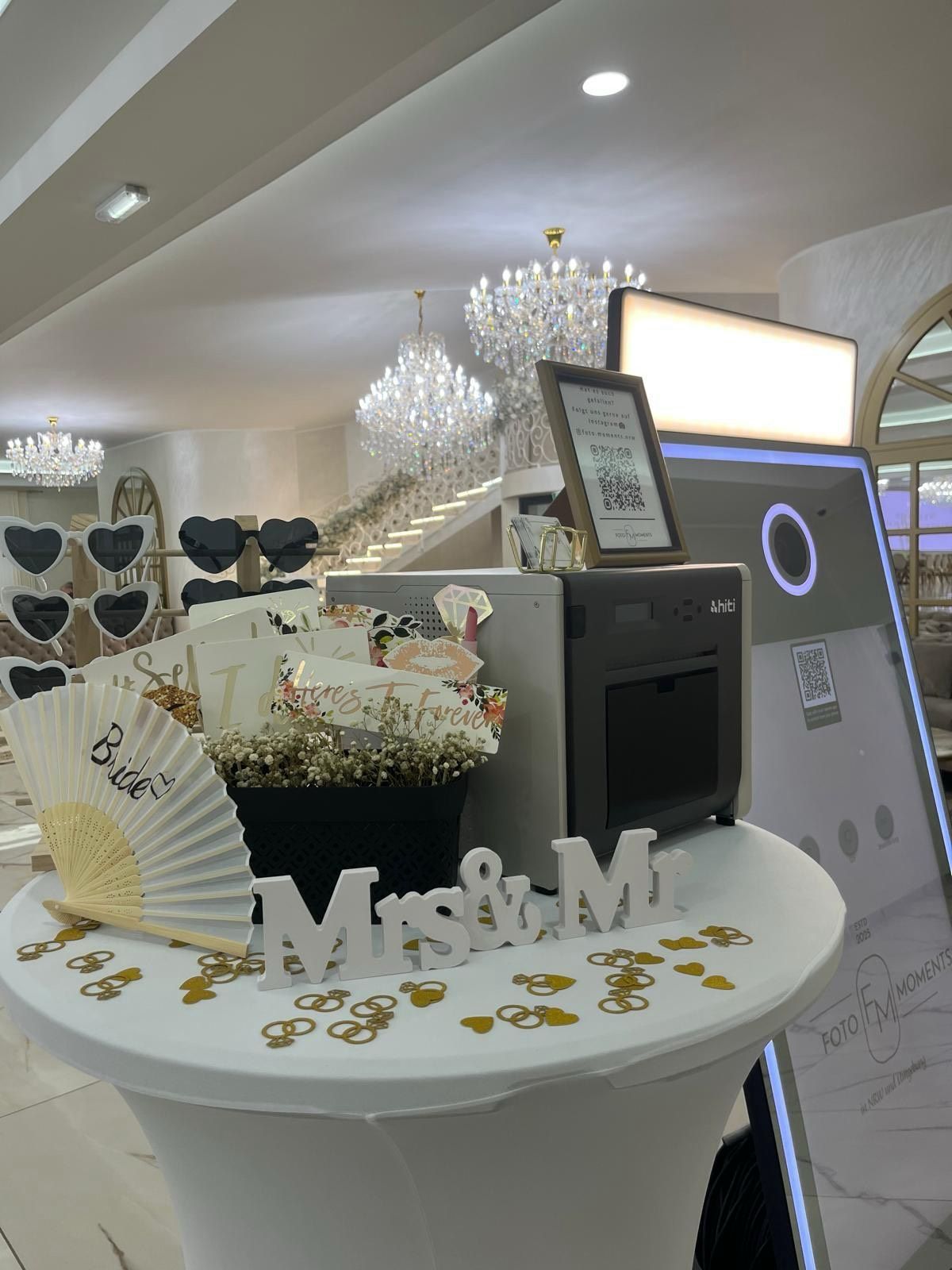 Fotospiegel Setup – Hochzeitssaal